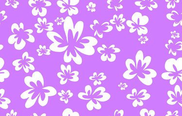 Seamless pattern material of an abstract flower. wallpaper vintage design background