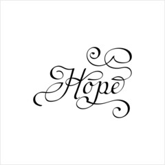 Hope Hand Drawn Pen Ink Style M_2203001