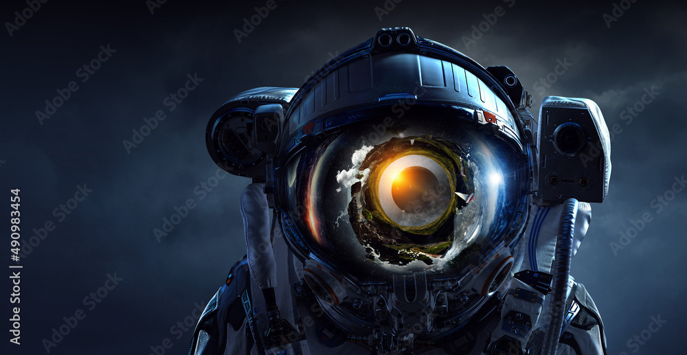 Canvas Prints astronaut and space exploration theme.