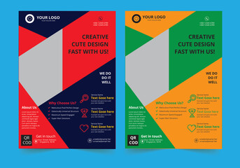 Business flyer template.