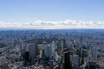 新宿副都心・空撮