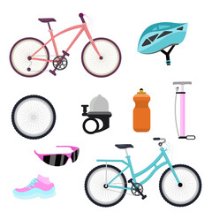 bicycle accessories set and bicycle