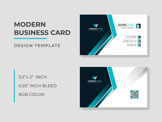 modern business card design template
