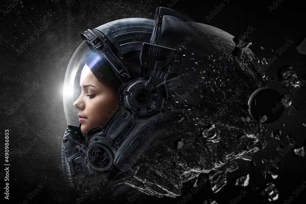 Canvas Prints astronaut and space exploration theme.