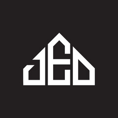 DEO letter logo design on black background. DEO creative initials letter logo concept. DEO letter design.