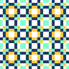 Colorful Pixel Pattern Geometric Vector Background