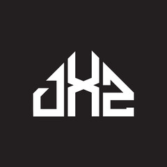 DXZ letter logo design on black background. DXZ creative initials letter logo concept. DXZ letter design.