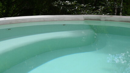 swimming pool in the garden