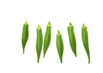健康的な野菜のオクラ