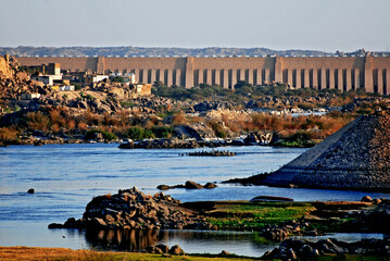 Represa de Aswan. Egito.