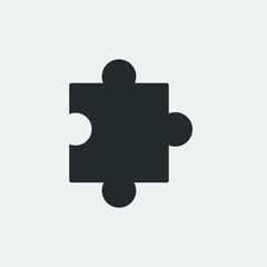 puzzle icon vector illustration and symbol for website and graphic design