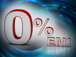 3d rendering zero percentage word 