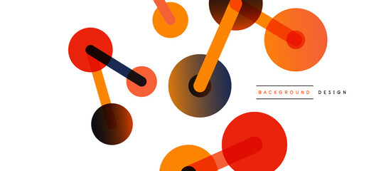 Network concept abstract background. Dots connection. Big data idea. Business template for wallpaper, banner, background or landing