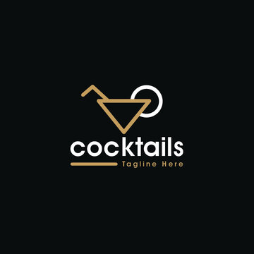 Cocktail bar logo