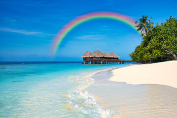 インド洋の楽園・モルディブの美しい海