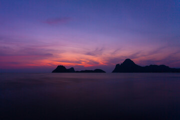 Long Tail boat in the beautiful beach