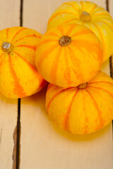 fresh yellow pumpkin
