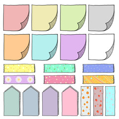 set of stickers