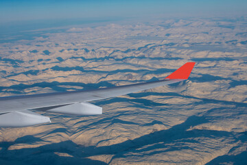 view from the plane