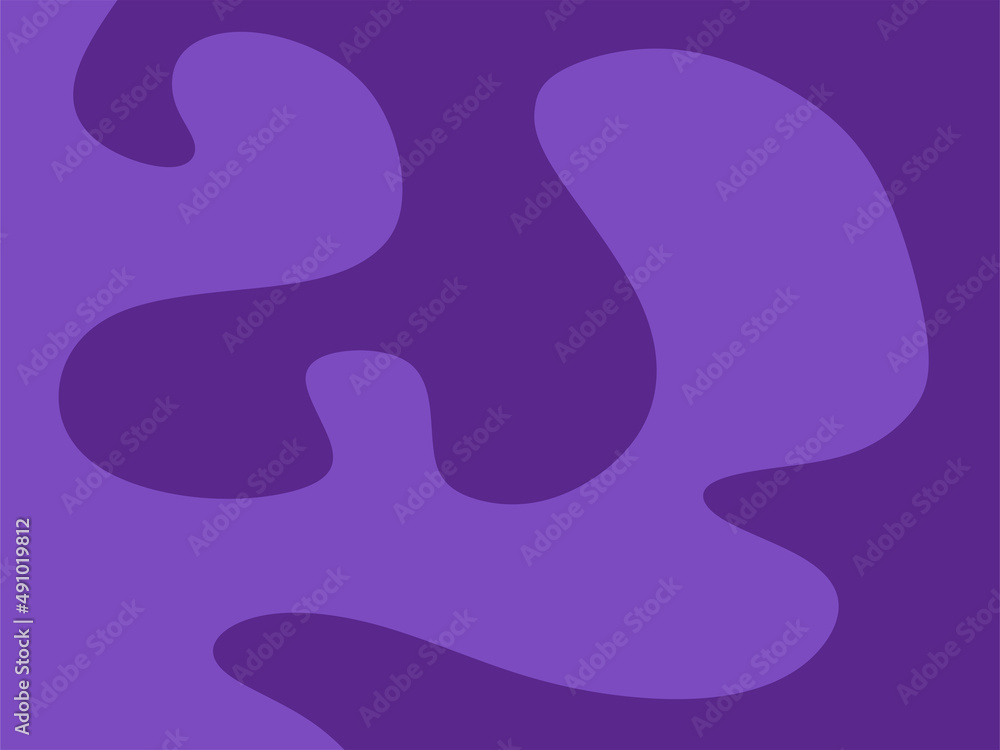 Poster simple background with cute wavy line pattern