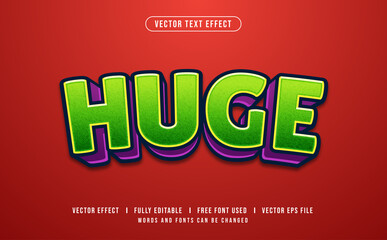 Huge Editable Vector Text Effect.