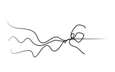 A hand that connects and organizes tangled ragged threads. The concept of therapy and doctor assistance for human psychology problems. professional businessman organizing business