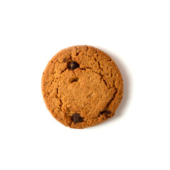 chocolate cookies isolated