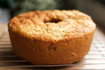 Whole chocolate banana toast on the table
