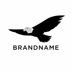 Obraz premium eagle wing bird logo design