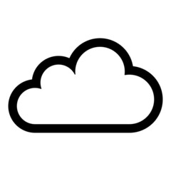 nvis32 NewVectorIllustrationSign nvis - cloud vector sign . simple silhouette . cumulus symbol . cloud storage . black transparent icon . AI 10 / EPS 10 . g11270