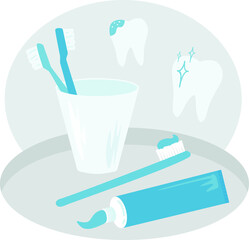 toothbrush set toothpaste brush