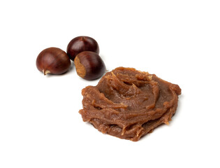 Chestnut Puree Isolated, Marrons Cream, Spread, Jam