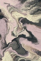 Abstract digital fluid art marble background 