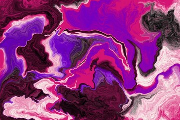 Abstract digital fluid art marble background 