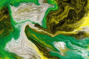 Abstract digital fluid art marble background 