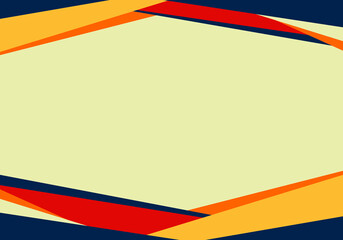 abstract background with colorful header and footer