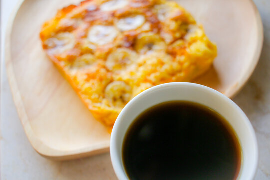 Coffeeとバナナケーキ