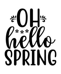 Spring SVG Bundle, Spring Svg, Spring Svg T-Shirt, Welcome spring svg, flower svg