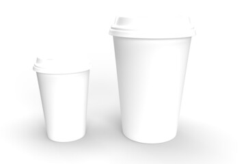 Getränkebecher für Kaffee, Tee oder kalte Erfrischungsgetränke