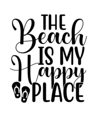 Obraz premium Beach svg t shirt, mug design