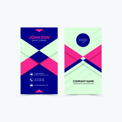 Minimal Business card layout Template design