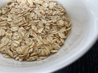 oatmeal in a bowl on the table