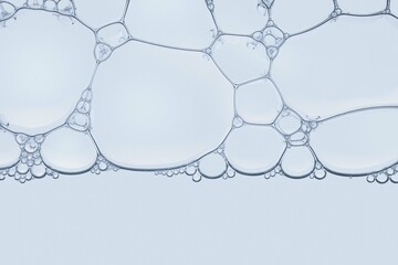 Beauty grey texture cosmetic make-up remover or serum bubbles texture background