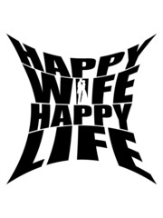 Hochzeit Happy Wife 