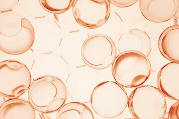 Cosmetic orange cllagen texture molecular ingredient moisturizer face skin care