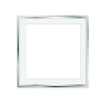 mock-up frame on white background