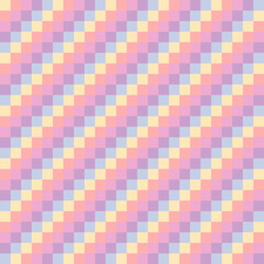 seamless simple pattern of squares, geometric colorful vector background - 491042681