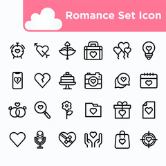 Romance Set Icon