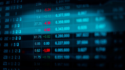 Candlestick graph chart of stock and forex market to represent the revenue growth. the stock market...