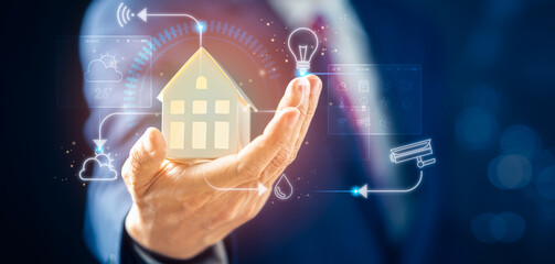Smart home control, Automation system technology and Internet of Things